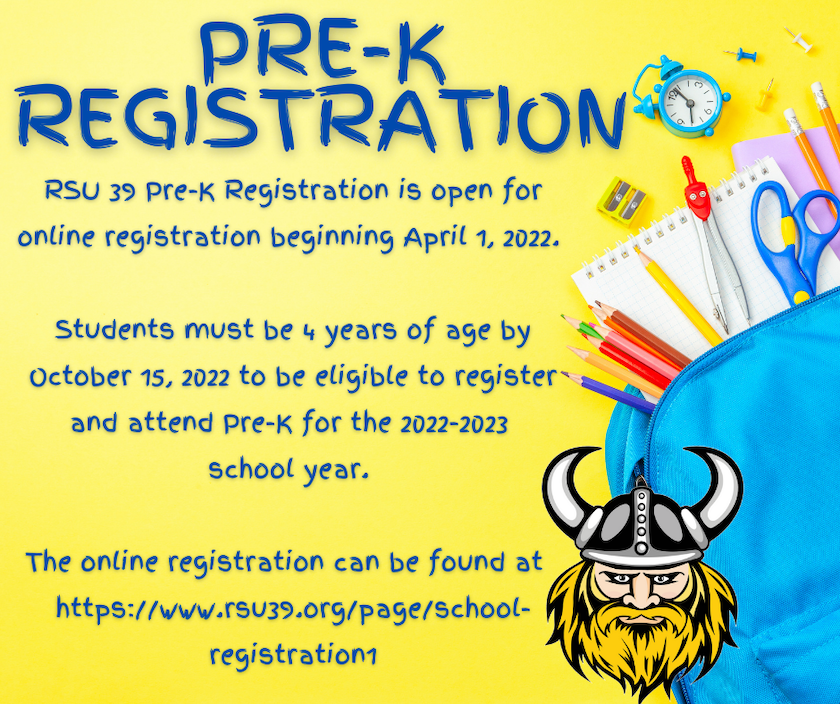 PreK Registration 22-23